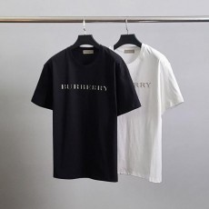 버** 패턴로고 코튼 반팔티