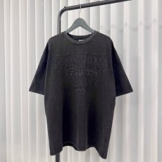 베** XXXL 자수 반팔 티셔츠