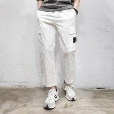 스* 펜 린넨 카고 스트레이트 팬츠
