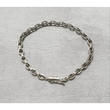 크* 신상 925 페이퍼 체인 브레이슬릿 팔찌 3mm (이서진팔찌)
