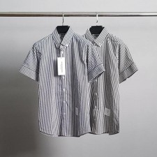톰* 히든삼선 스트라이프 반팔 셔츠