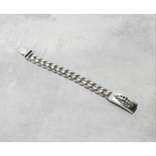 크* 빅 플로랄 925 실버 팔찌