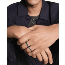 부** 콰트로 블랙 에디션 링 펜던트 목걸이수입최고급