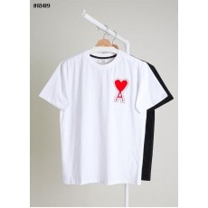 아* 빅 하트 로고 마카롱 클래식 숏 슬리브 티셔츠