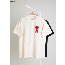 아* 드 꾀흐 패치 베이직 코튼 저지 크루넥 티셔츠