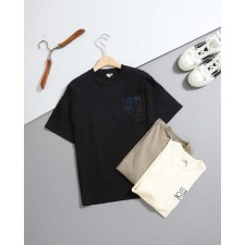 로** 수입 로고 엠브로더리드 반팔 티셔츠