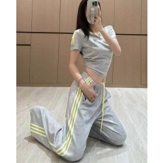 로** 수입 삼선 마샬아츠 상하 SET 그레이