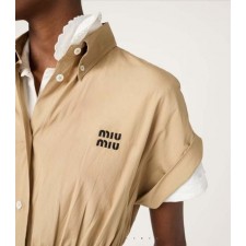 미*** 수입 팝린 셔츠 드레스