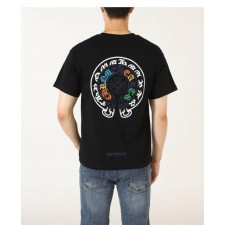 크* 수입고급 발굽 백로고 티셔츠
