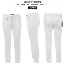 루* 모노 자수 화이트슬림 일자진