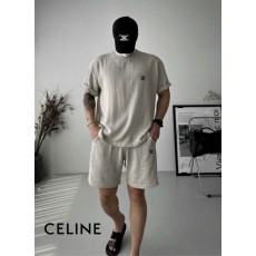 셀** 트리오페 자스로고 마 린넨절개 반팔 반바지셋