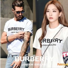 버** 런던잉글랜드 프린팅 반팔티