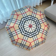 버** 체크 3단 자동우산  양산 겸용