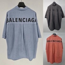 발**** 피그먼트 반팔 셔츠