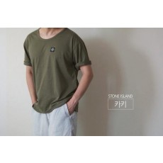 스* 박스U넥 반팔티