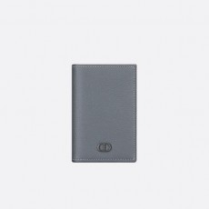 디* 고급 CD Icon 버티컬 2단 카드 지갑 딥 그레이 그레인 송아지 가죽  딥 그레이 스무스 송아지 가죽