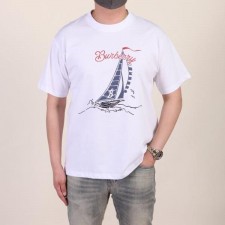 버** 배로고 수입 반팔라운드