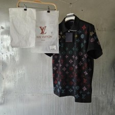 루* 컬러 모노그램 폴로셔츠