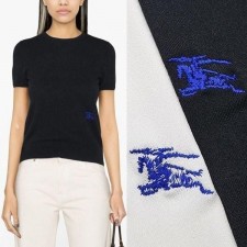 버** 기마자수 니트반팔