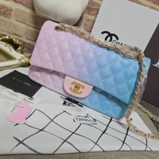 샤* 레인보우 클래식 플랩백