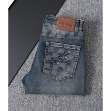 루* 다미에 로고자수 워싱스판 데님진수입최고급(봄여름)