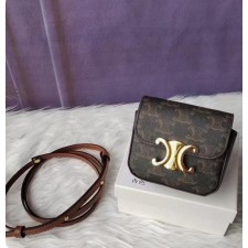 셀** 미니 트리오페 카프스킨 숄더백