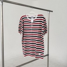 톰* 라운드단가라 저지 니트 반팔