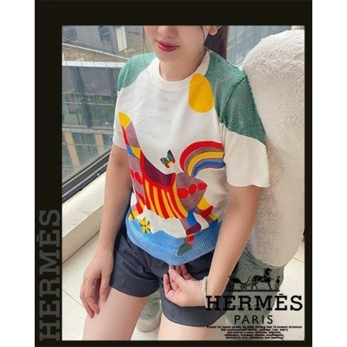 에*** 칼라 목마 반팔 니트(7343)