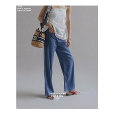 프** SUMMER 쿨링 포켓 데님 와이드 팬츠
