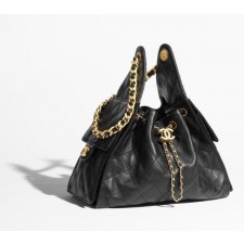 샤* 25백 뉴 호보백 스몰 시즌백 블랙 캐비어