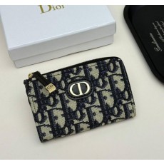 디* 몽테인 30 유주 열쇠케이스 파우치 오블리크 네이비
