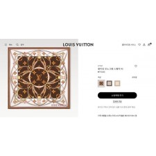 루* 얼티밋 모노그램 스퀘어90 실크스카프