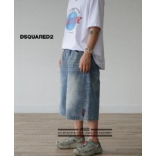 디**** 4  워시드 청 버뮤다 팬츠