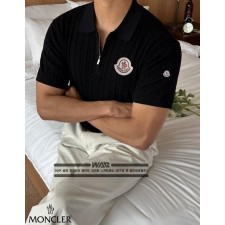 마틴케이블 집업카라 린넨 반팔니트