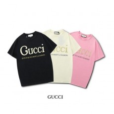 구* G*CCI 골드 프린팅 반팔티