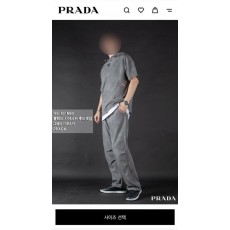 프** 블렌드 시어서커 후드셋업