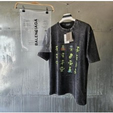 발**** 피그먼트 워싱 티셔츠