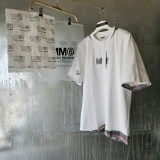 메* 마르지엘라 덧댐 라운드 티셔츠