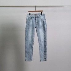 필* 로고프린팅 연청 청바지