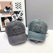 샤* 데님 로고 캡