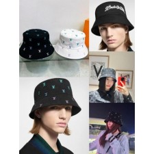 루* 멀티자수로고 양면 버킷햇