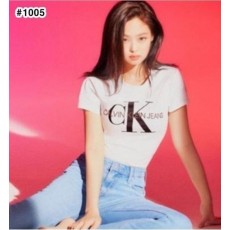 C* 스트레이트핏 모노그램 로고 반팔 티셔츠
