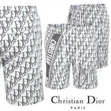 디* 레터링 오블리크 스윔 팬츠