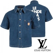 루* 스태프 유니폼 데님 반팔 NB