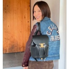 셀** 보니 백팩 트리옹프 캔버스  카프스킨