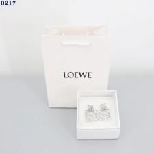 로** 모던 로고 디자인 드롭 귀걸이 실버