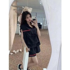 프** 반바지후드나시 셋트