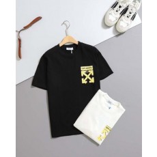 오* 애로우 로고 코튼 반팔티셔츠
