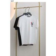 크* 컬러 십자가 라운드 반팔 티셔츠