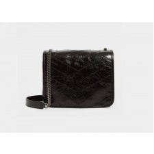 생** 니키 크링클 빈티지 숄더백 583103 0EN04 1000 BLACK풀박스